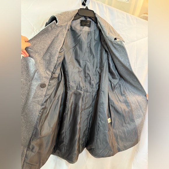 Tahari Women's Elegant Gray Trench Coat - Picture 6 of 10